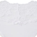 Lightweight Cotton Wide Lace Thong