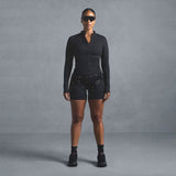 Matte Mock Neck Full Zip Jacket