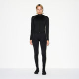 Matte Mock Neck Full Zip Jacket