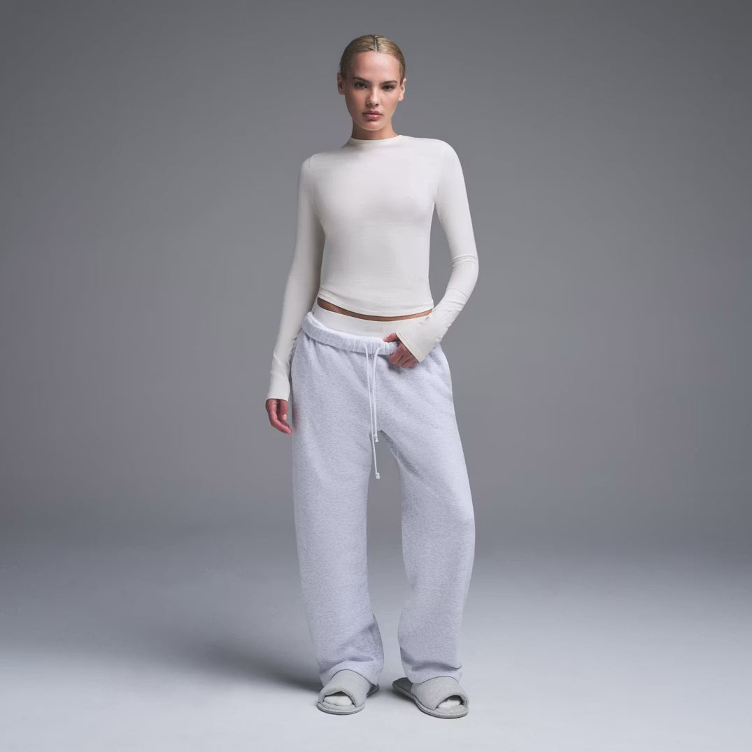Cotton Jersey Long Sleeve T-Shirt