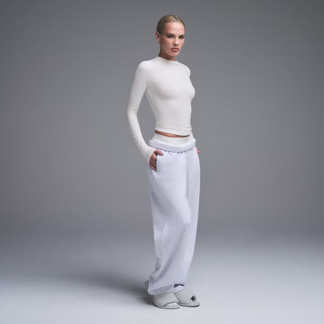 Cotton Jersey Long Sleeve T-Shirt