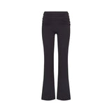 Matte Foldover Slim Flare Legging