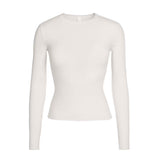 Cotton Jersey Long Sleeve T-Shirt