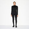 Matte Mock Neck Full Zip Jacket